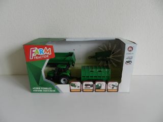 Obrázek z Traktor s vlečkou a příslušenstvím 18x3,5x4cm  